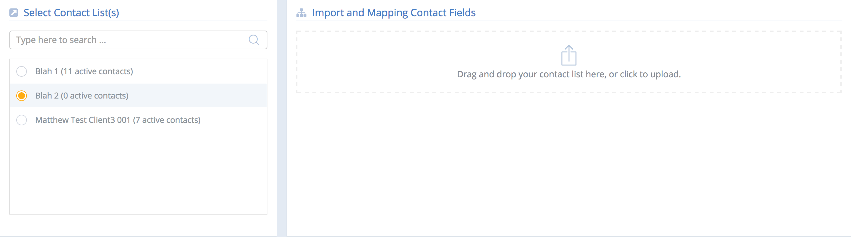 Select-Contact-List