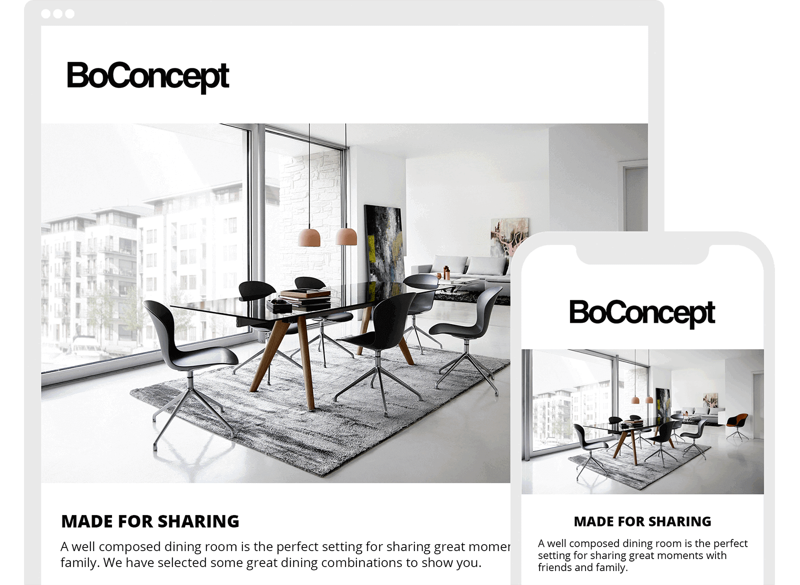 Responsive design eMailPlatform